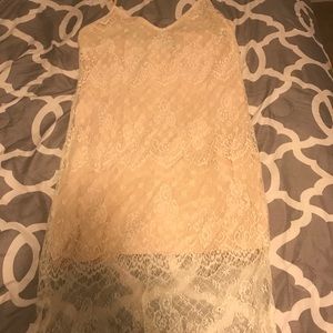 Pink lace medium Forever 21 dress